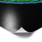 Jellyfish umbrella foto afdruk (Hoek)