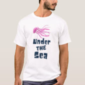 Jellyfish under the sea t-shirt (Voorkant)