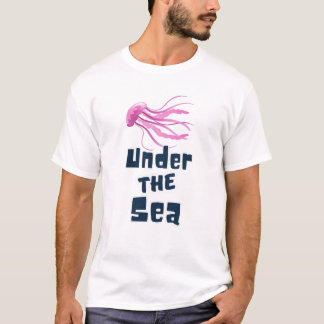 Jellyfish under the sea t-shirt