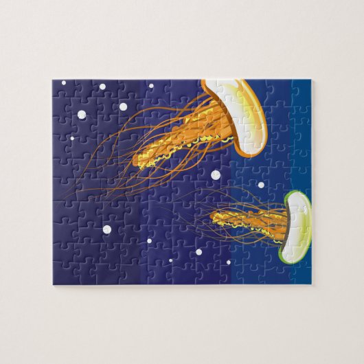 Jellyfish Vector Legpuzzel (Horizontaal)