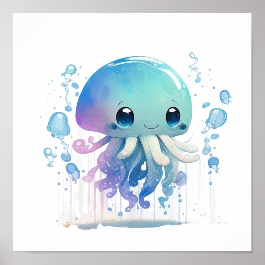 Jellyfish Wall Art Poster (Voorkant)