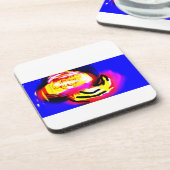 jellyfish wave bier onderzetter (Linkerzijde)