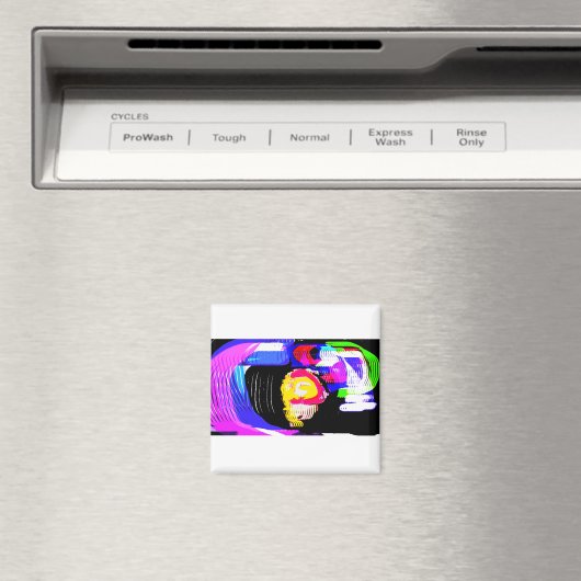 Jellyfish wave fun magneet (Insitu (Vaatwasser))