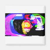 Jellyfish wave fun magneet (Voorkant)