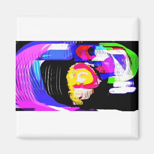 Jellyfish wave fun magneet (Voorkant)