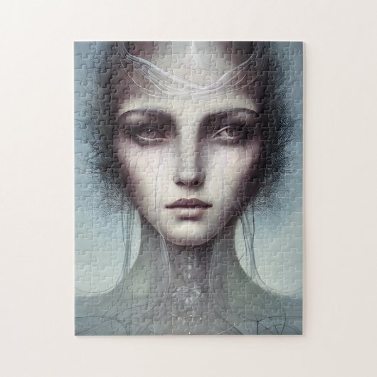 Jellyfish Woman Fantasy Jigzaag Puzzle Legpuzzel (Verticaal)