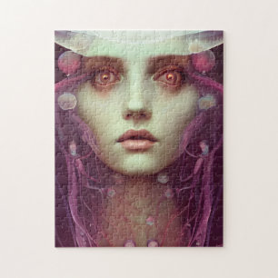 Jellyfish Woman Fantasy Legpuzzel