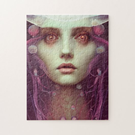 Jellyfish Woman Fantasy Legpuzzel (Verticaal)