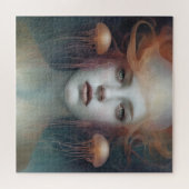 Jellyfish Woman Fantasy Legpuzzel (Horizontaal)