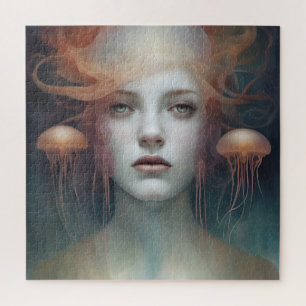 Jellyfish Woman Fantasy Legpuzzel