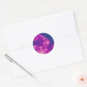 Jellyfish Wonder Ronde Sticker (Envelop)