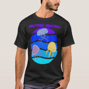 Jellyfish Zee Onderwater Zeevaldieren Vis T-shirt