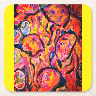 Jellyfishes dansend in oceaanpuzzle phot kartonnen onderzetters