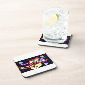 Jellyfishes jazz bier onderzetter (Rechterzijde)