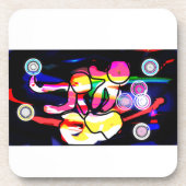 Jellyfishes jazz bier onderzetter (Voorkant)