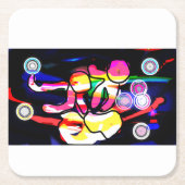 Jellyfishes jazz kartonnen onderzetters (Voorkant)