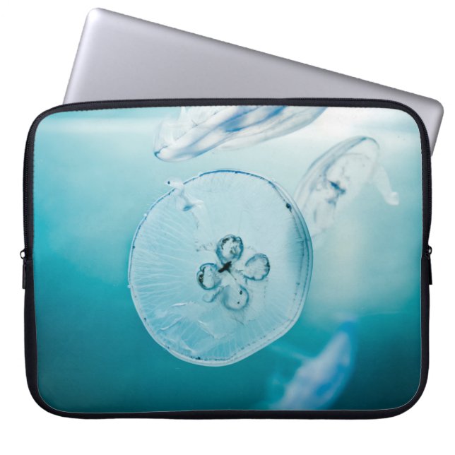 JELLYFISHES ONDERWATER LAPTOP SLEEVE (Voorkant)