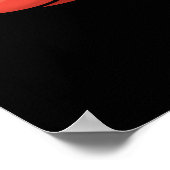 Jellyphant Funny Elephant Jelly Pun Dark BG Poster (Hoek)