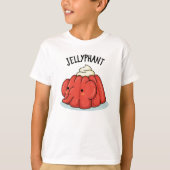 Jellyphant Funny Elephant Jelly Pun T-shirt (Voorkant)