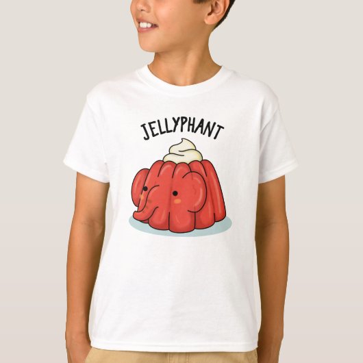 Jellyphant Funny Elephant Jelly Pun T-shirt (Voorkant)