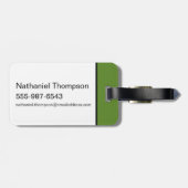 Jellystone's Ranger Smith-portret Bagagelabel (Achterkant horizontaal)