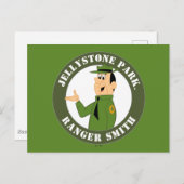 Jellystone's Ranger Smith-portret Briefkaart (Voorkant / Achterkant)