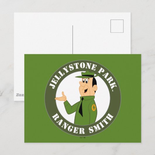 Jellystone's Ranger Smith-portret Briefkaart (Voorkant / Achterkant)