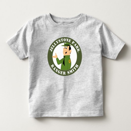 Jellystone's Ranger Smith-portret Kinder Shirts (Voorkant)