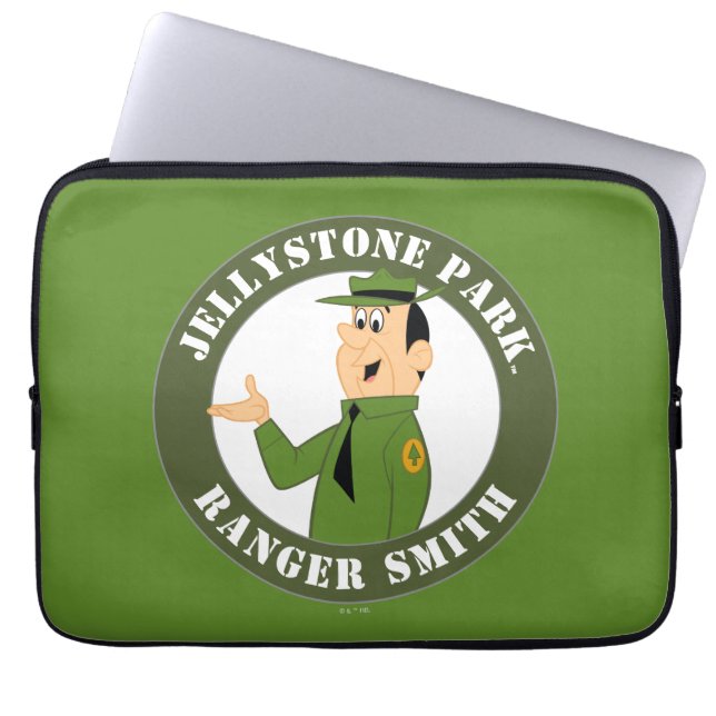 Jellystone's Ranger Smith-portret Laptop Sleeve (Voorkant)