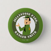 Jellystone's Ranger Smith-portret Ronde Button 5,7 Cm (Voorkant)