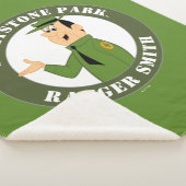 Jellystone's Ranger Smith-portret Sherpa Deken (3/4)