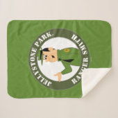 Jellystone's Ranger Smith-portret Sherpa Deken (Voorkant (horizontaal))