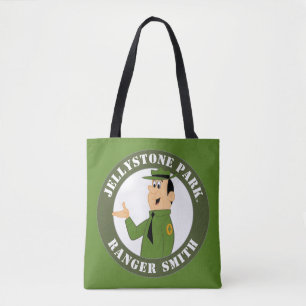 Jellystone's Ranger Smith-portret Tote Bag