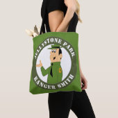 Jellystone's Ranger Smith-portret Tote Bag (Dichtbij)