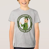 Jellystone's Ranger Smith-portret Tri-Blend Shirt (Voorkant)
