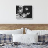 Jellyvis onderwater canvas afdruk (Insitu (Slaapkamer))