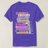 Jem en de Hologrammen Liedjes Cassettes T-shirt (Design voorkant)
