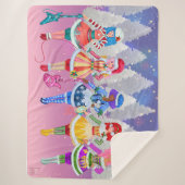 Jem & the Holograms Christmas Sherpa blanket Sherpa Deken (Voorkant)