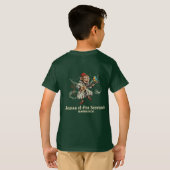 Jemaa el-Fna Serenade Marrakech Aap & Vogel T-shirt (Achterkant volledig)