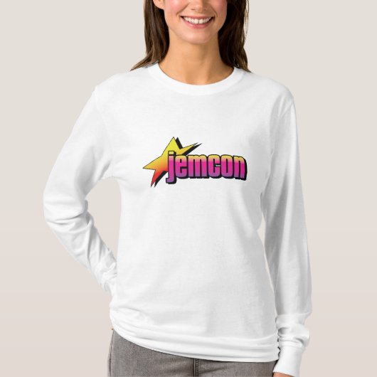 JemCon Logo lange hoes T-shirt voor vrouwen (Voorkant)