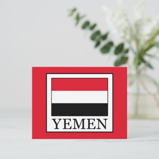 Jemen Briefkaart (Staand voorkant)