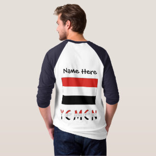 Jemen en Jemenitische Vlag Persoonlijk T-shirt