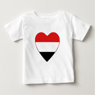 Jemen Flag Hart T-shirt