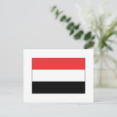 Jemen FLAG International Briefkaart (Staand voorkant)