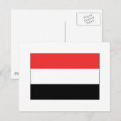 Jemen FLAG International Briefkaart (Voorkant / Achterkant)
