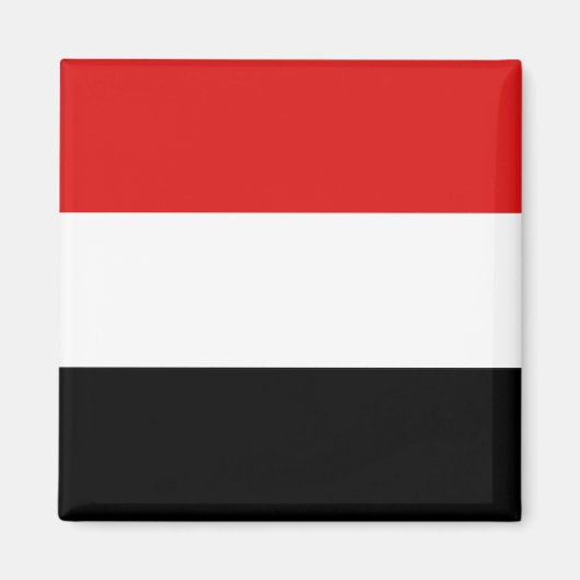 Jemen Flag Magnet (Voorkant)