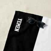 Jemen Flag Splendid Patriotic Strandlaken (In situ)