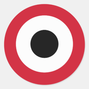 Jemen land, rond vlagsymbool cirkelt leger avia ronde sticker