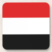 Jemen Onderzetter Vlag (Voorkant)