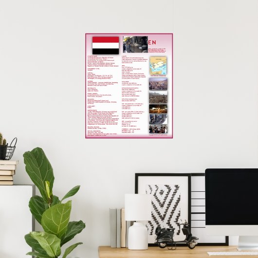 Jemen Poster (Thuiskantoor)